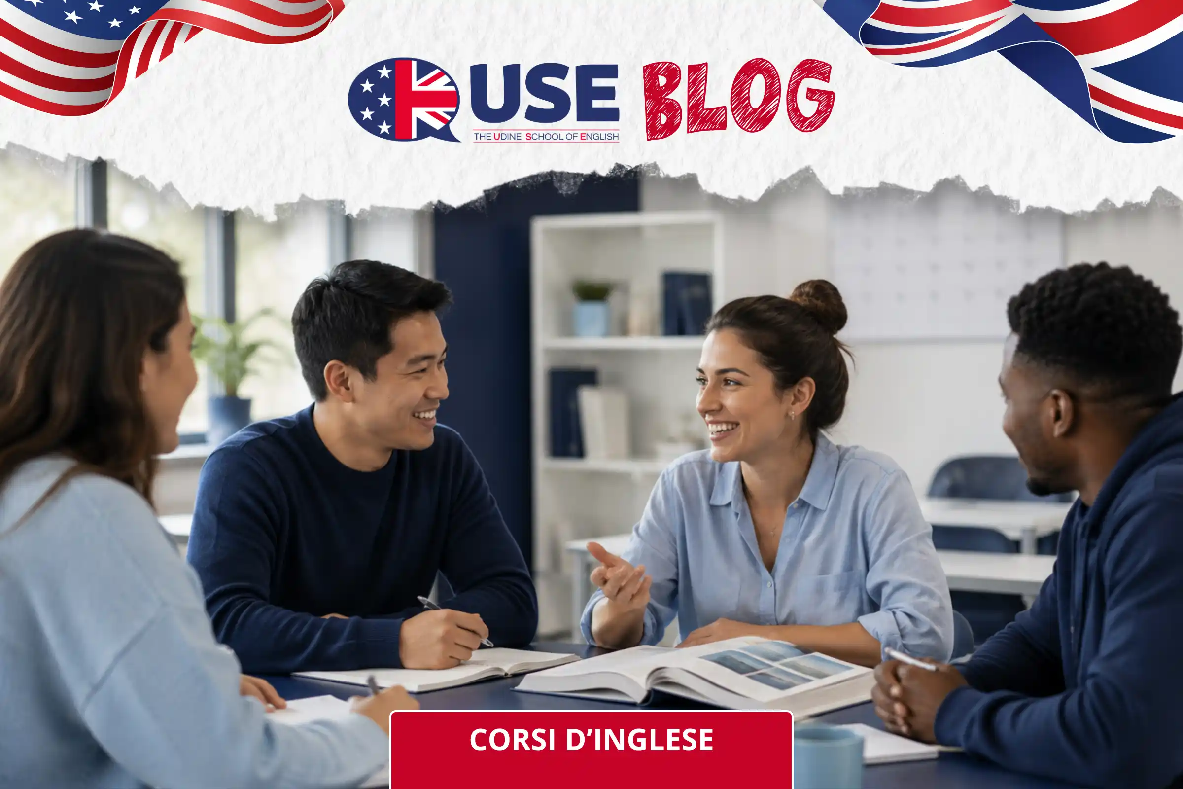 Corso di inglese a settembre a Udine con USE
